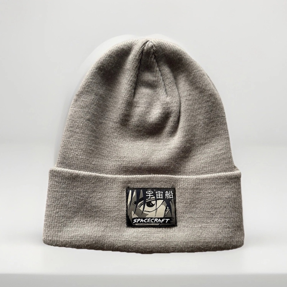 Spacecraft anime Gray Beanie‎